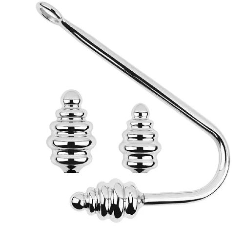 Ribbed GreatBenefit Set Hook 8826 Screw-in Anal 0629